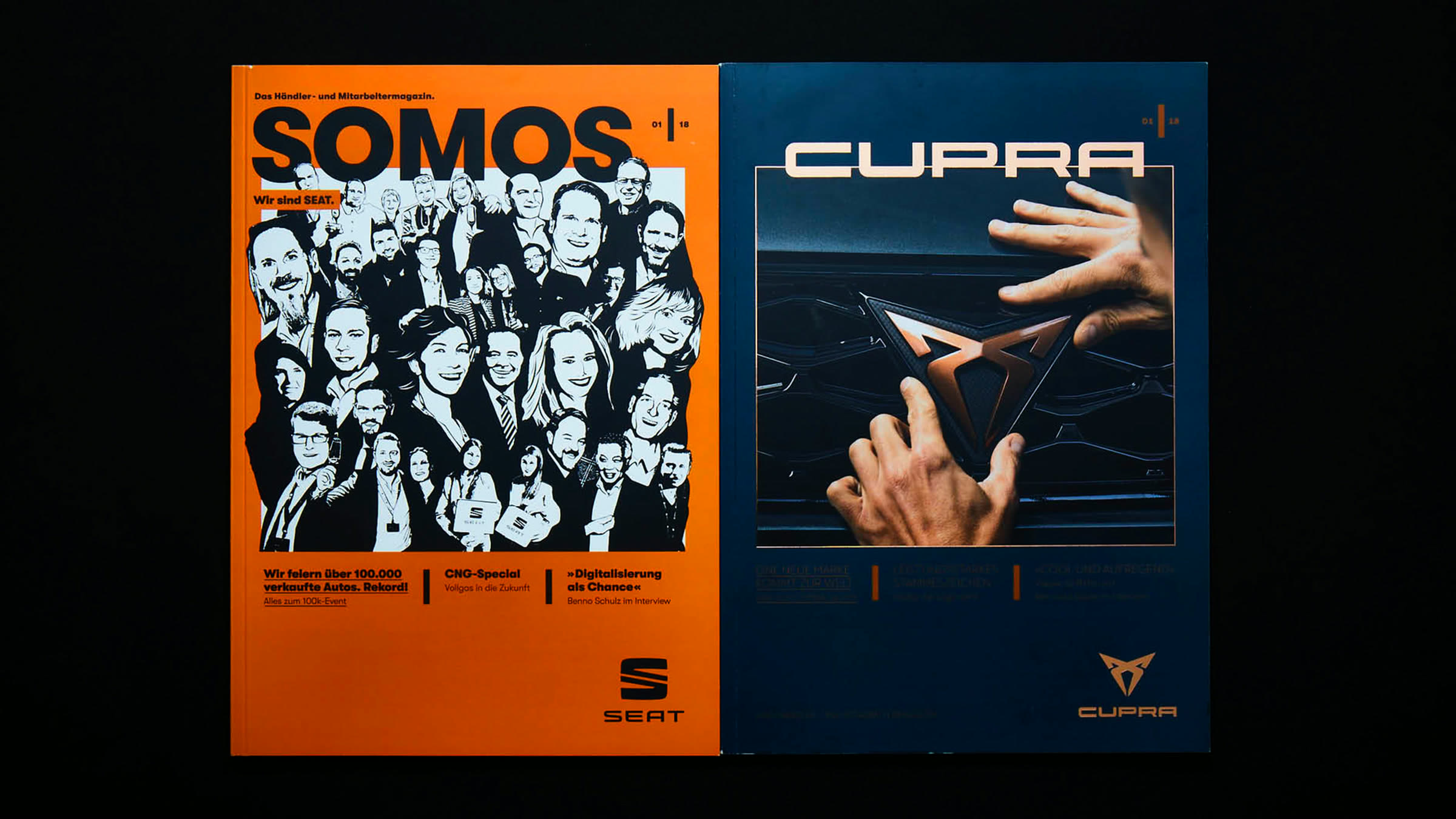 Issue 01/18, SOMOS + CUPRA paired covers
