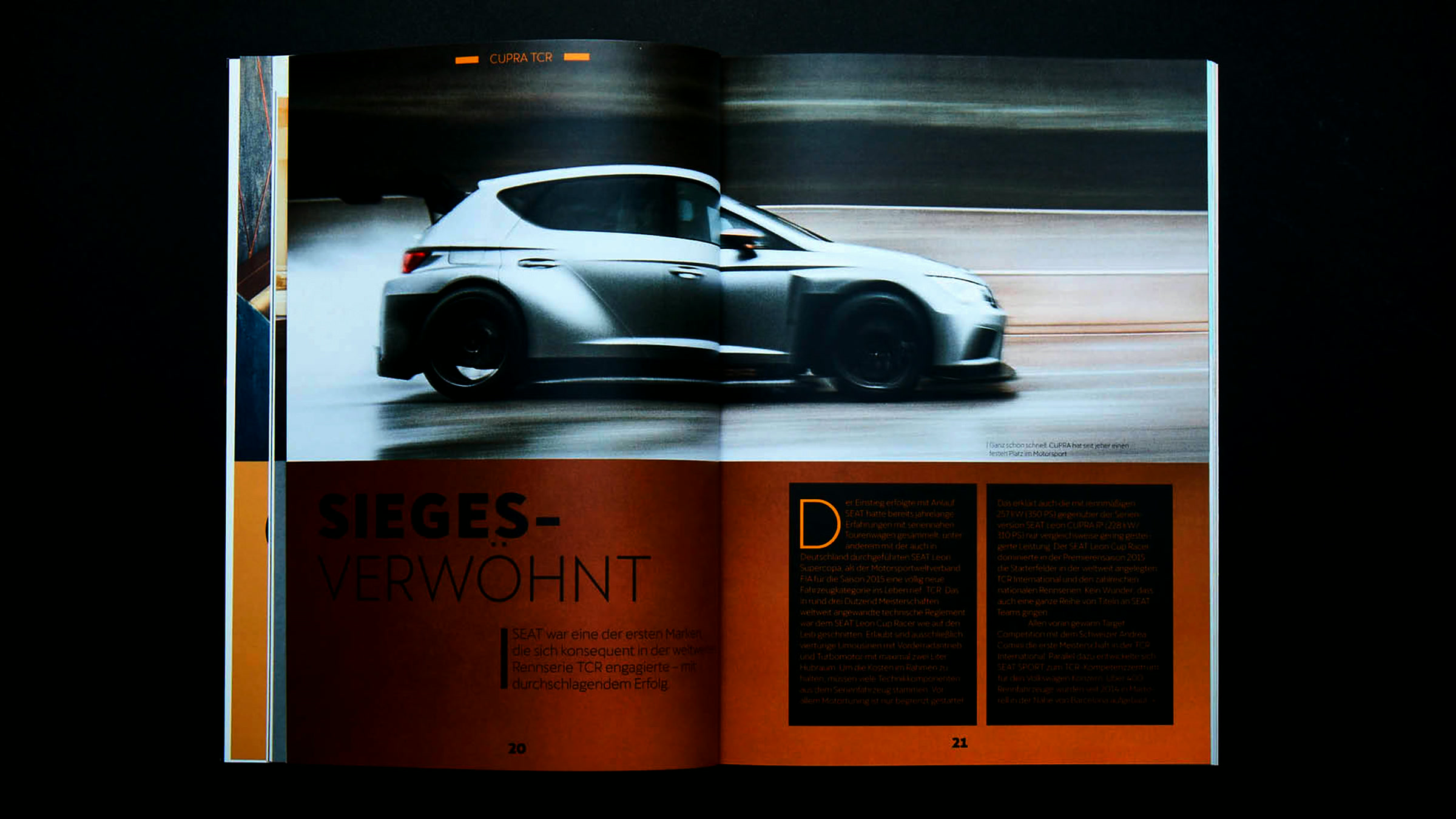 CUPRA spread, Spoiled by success, CUPRA TCR