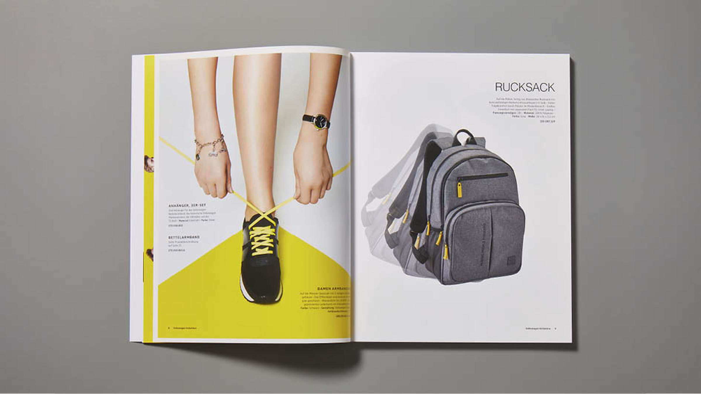 Volkswagen collection, Rucksack & shoes