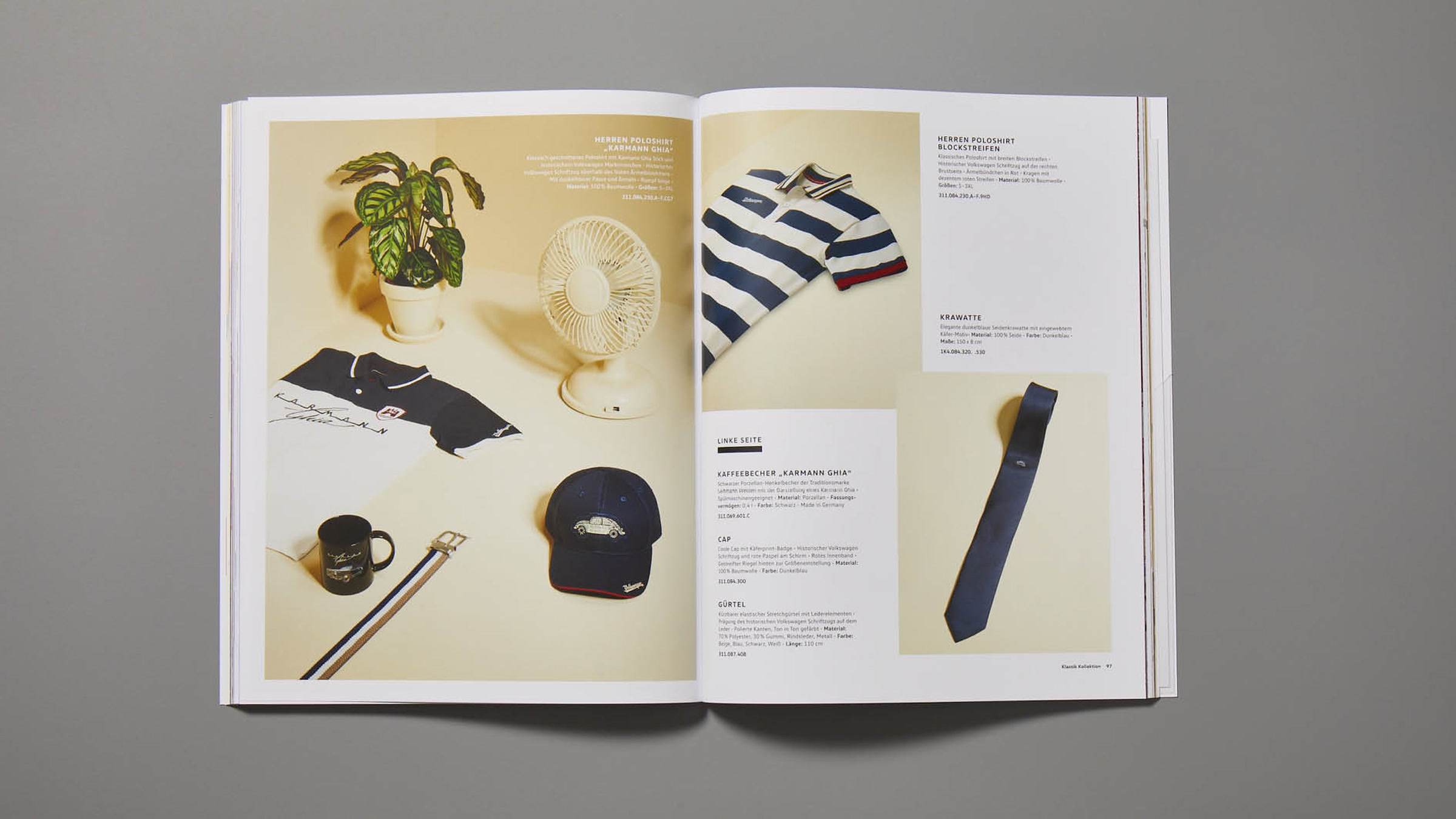 Classic collection, Karmann Ghia polo & accessories