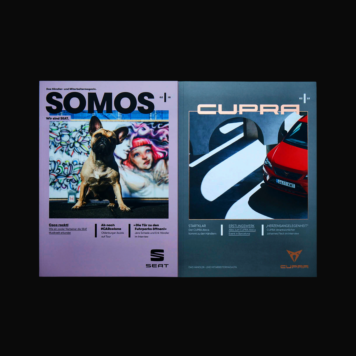 SEAT SOMOS / CUPRA, Editorial
