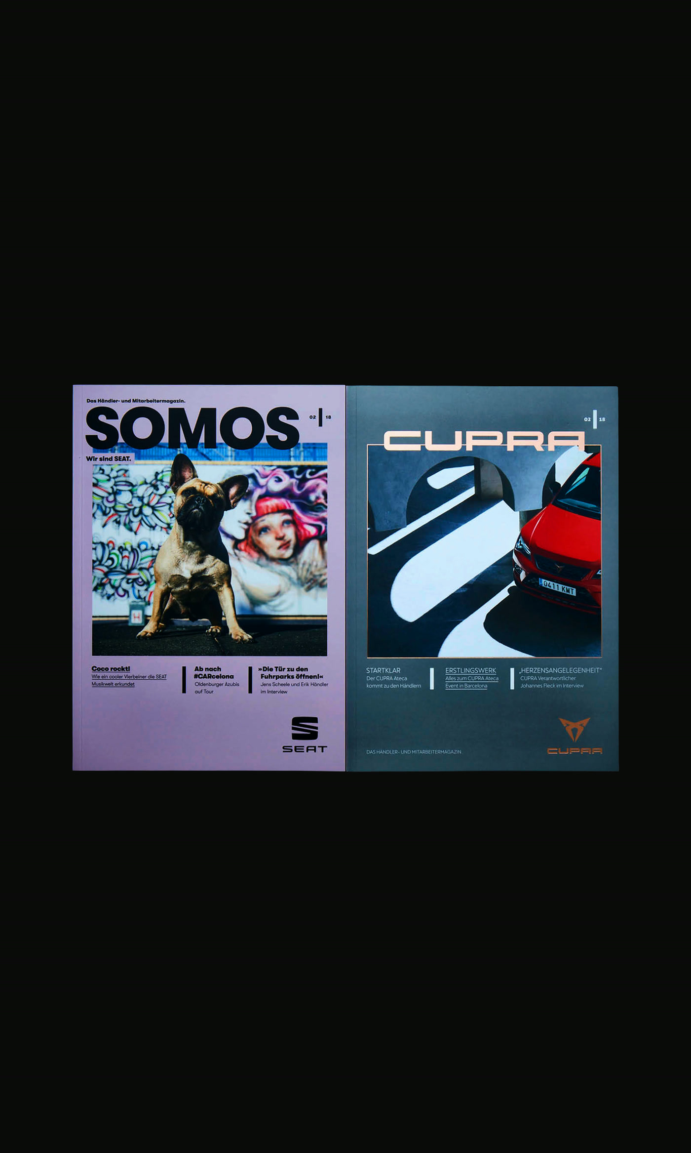 SEAT SOMOS / CUPRA, Editorial Design